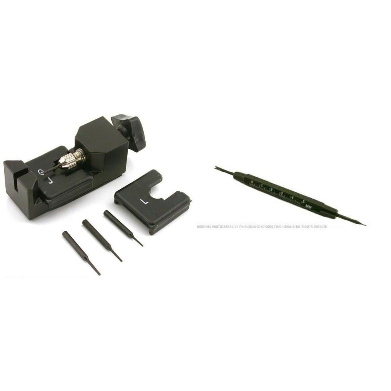 Watch Band Link Pin Remover & Spring Bar Remover Watchmaker Tools Kit 2 Pcs